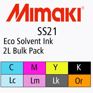 Mimaki SS-21 Ink 2 Liter Bulk Pack