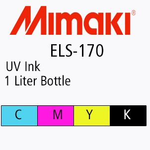 Mimaki ELS-170 Inks, 1 Liter Bottles