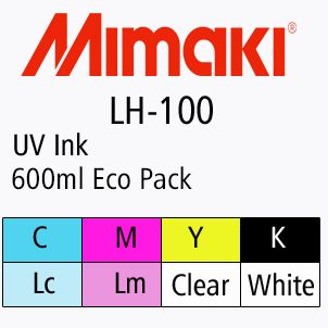 Mimaki LH-100 Inks, 600ml Eco Pack