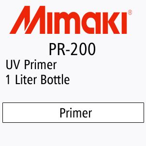 Mimaki PR-200 UV Jettable Primer, 1 Liter Bottle