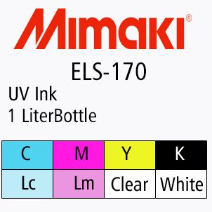 Mimaki ELS-170 Inks, 1 Liter Bottles