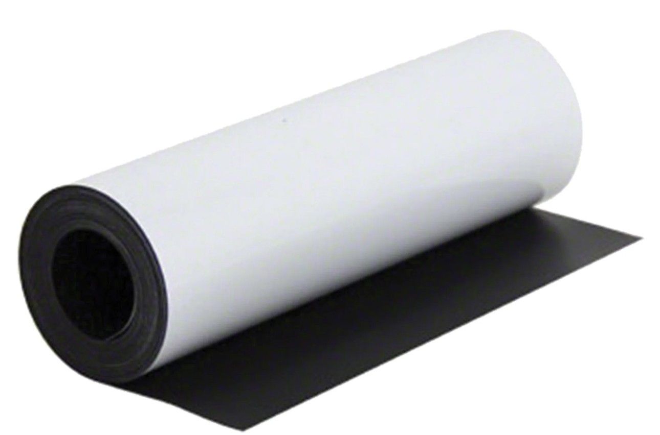 TRIGON 24in X 50ft Magnet Print Stock, Matte White 20mil