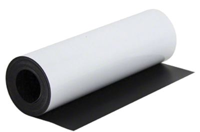 TRIGON 24in X 50ft Magnet Print Stock, Matte White 20mil