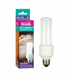 Arcadia D3+ Compact Bulb, 10%, 23 Watt Arcadia D3+ Compact Bulb, 10%, 23 Watt