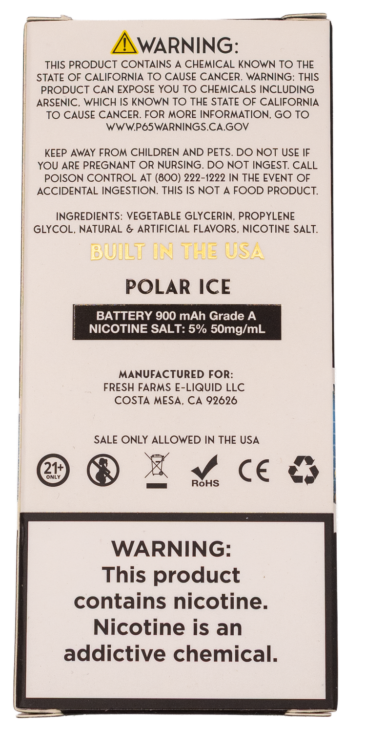 Fifty bar 20k Polar ice