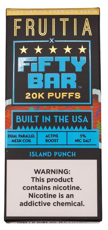 Fifty Bar 20k Island punch