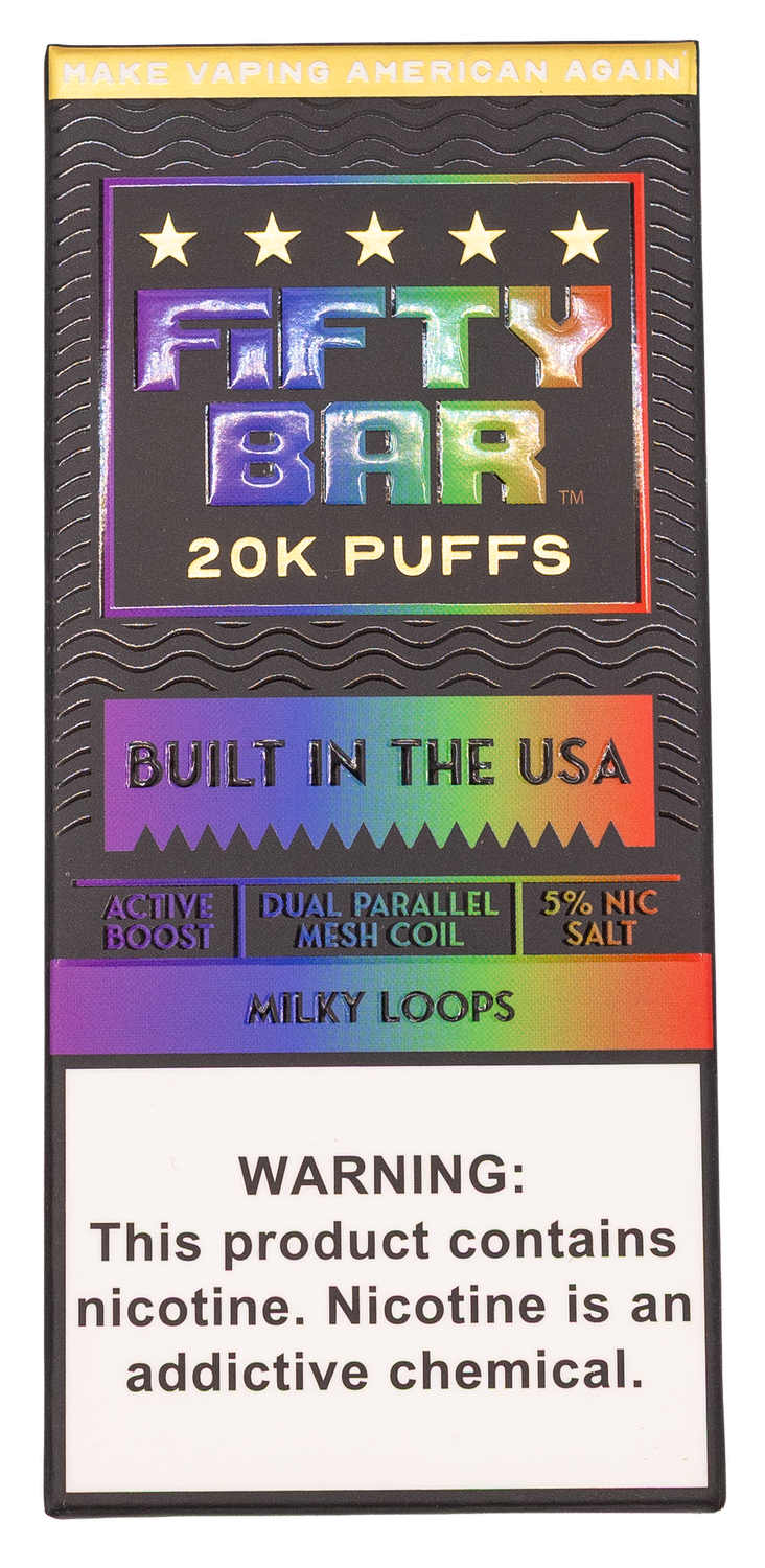 Fifty Bar Milky Loops