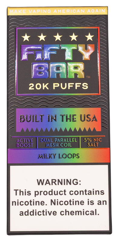Fifty Bar Milky Loops