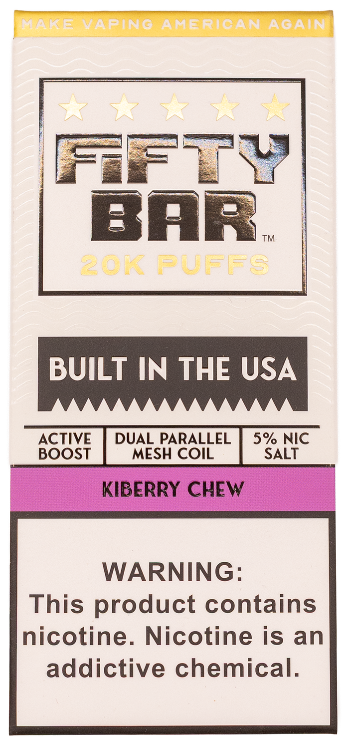Fifty Bar 20k Kiberry Chew