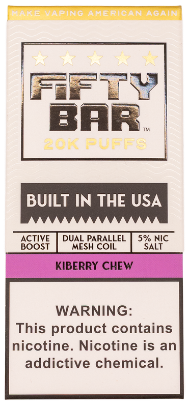 Fifty Bar 20k Kiberry Chew