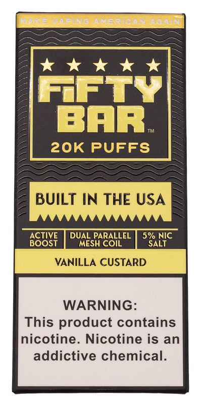 Fifty Bar 20k Vanilla Custard