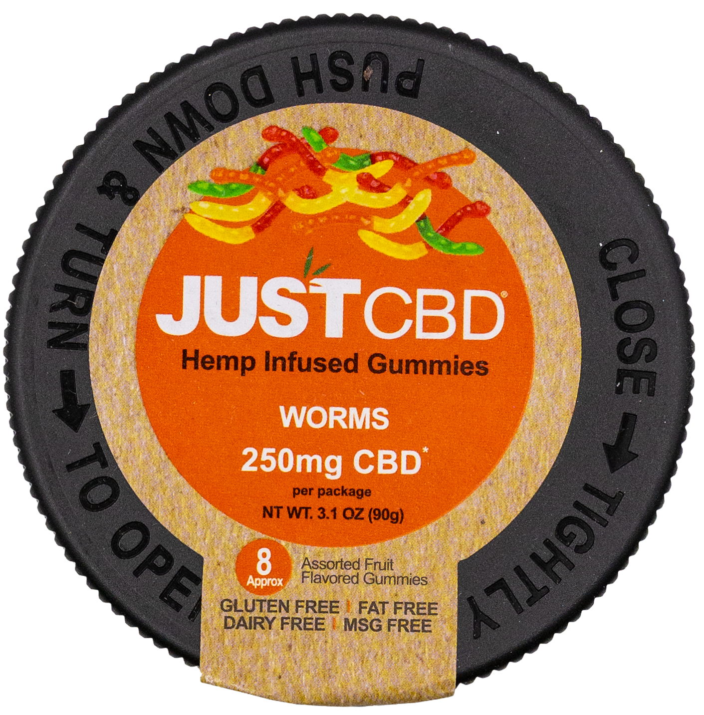 Just CBD 250mg Worms