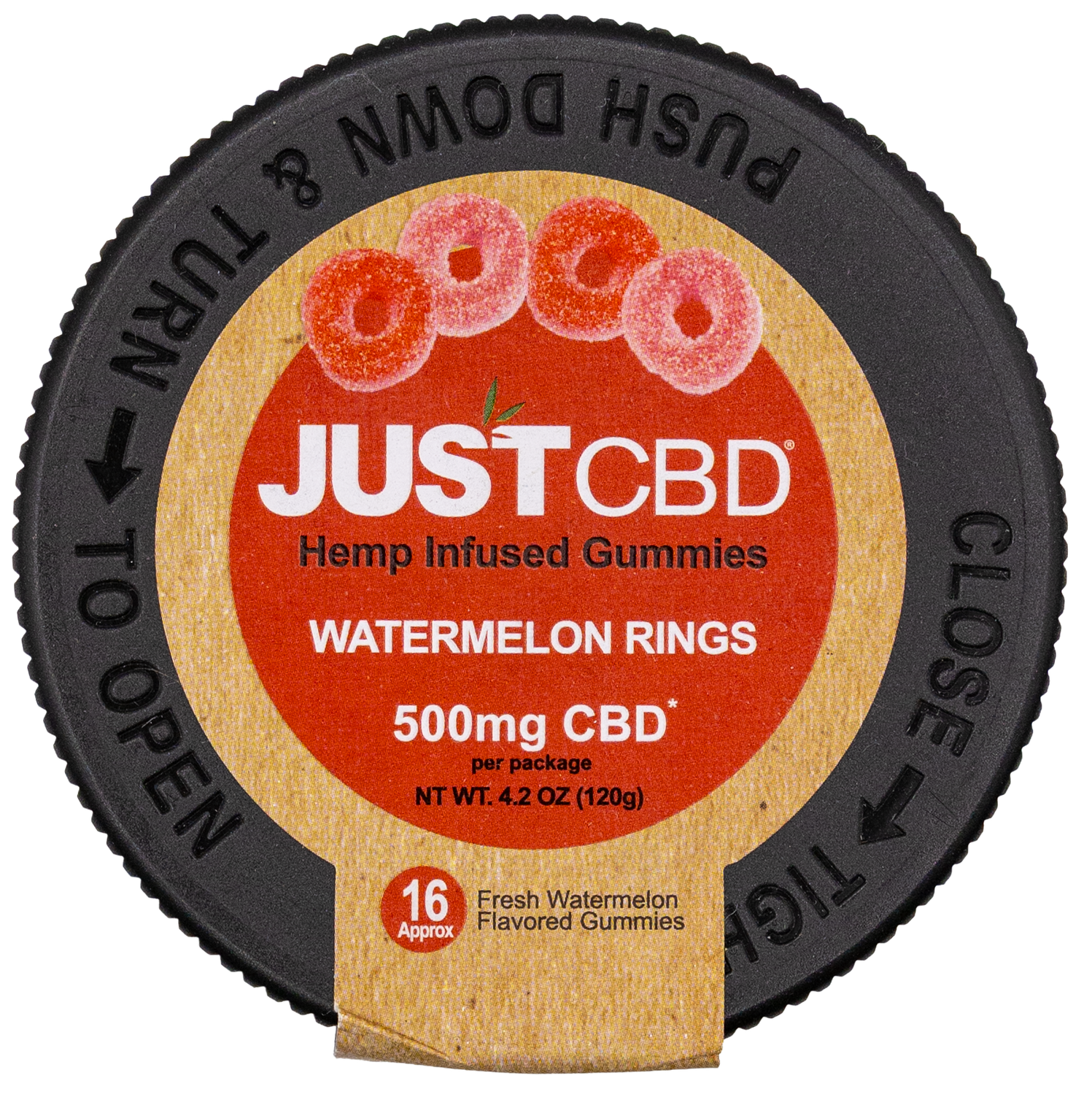 Just CBD 500mg Watermelon rings Just CBD 500mg Watermelon rings