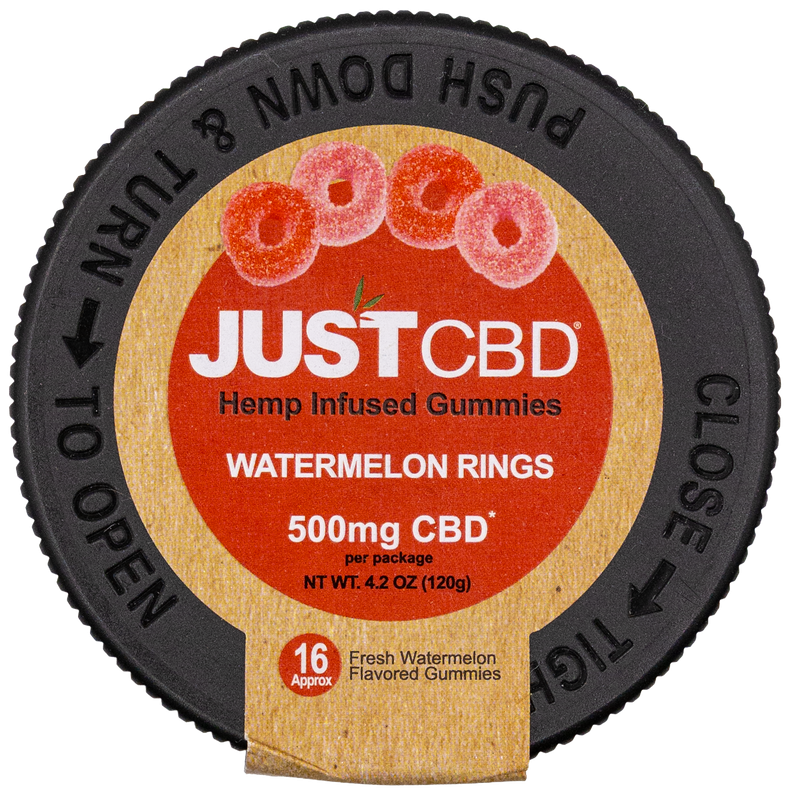 Just CBD 500mg Watermelon rings