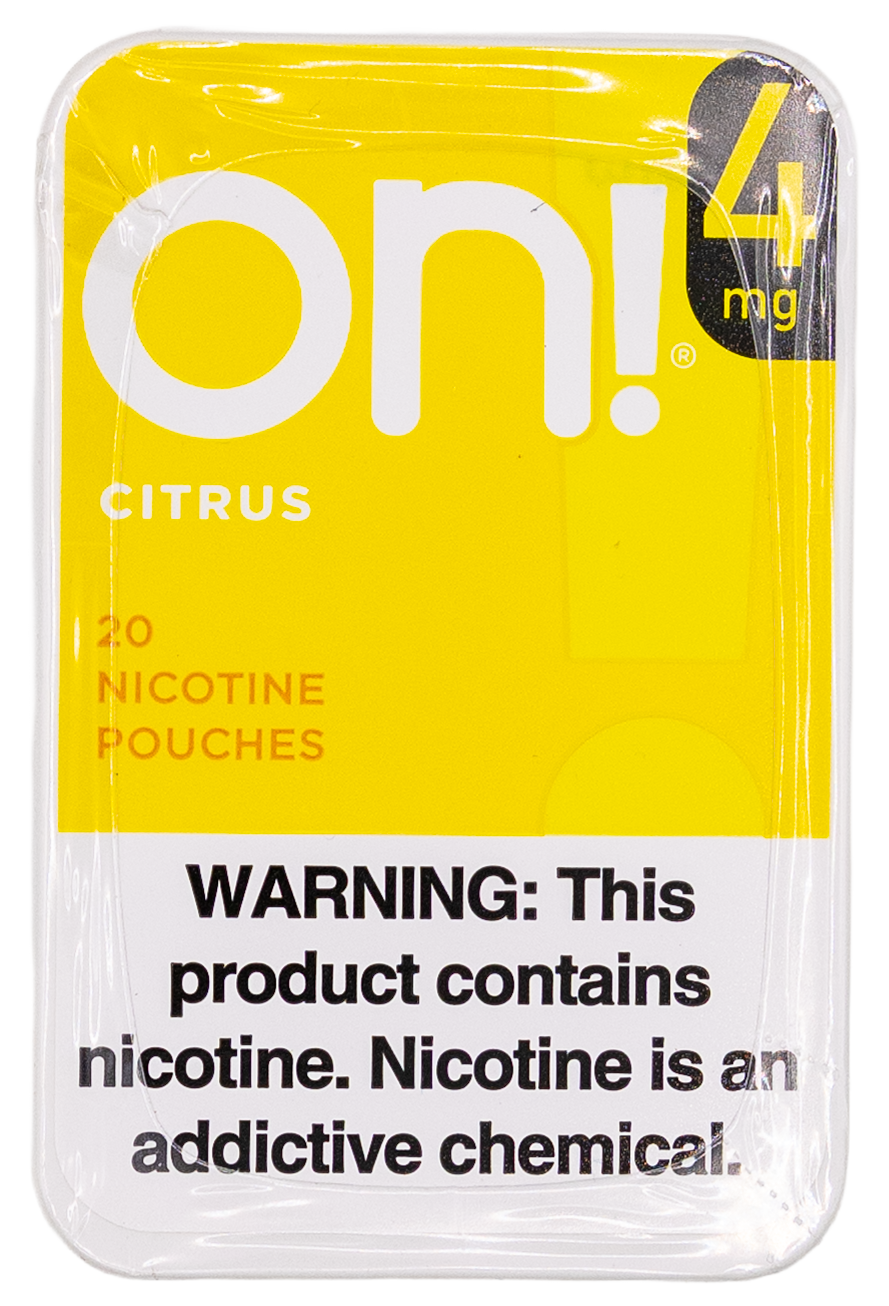 ON! Citrus 4mg Nicotine Pouches ON! Citrus 4mg Nicotine Pouches