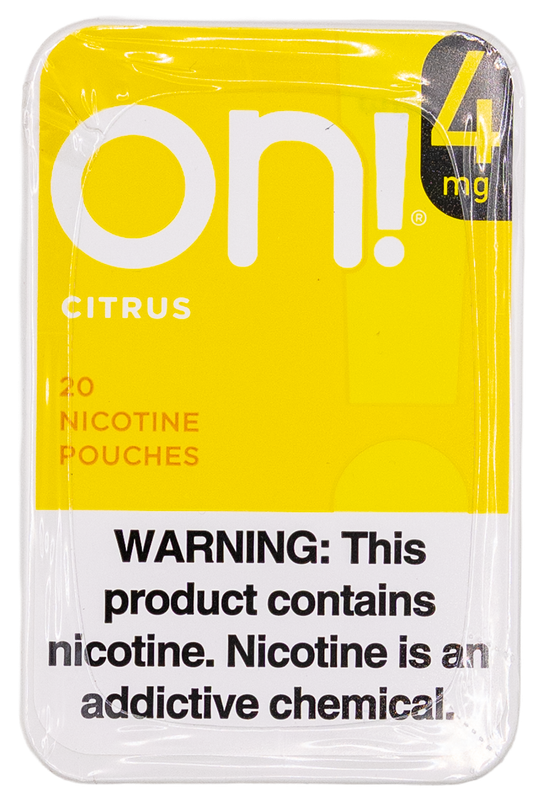 ON! Citrus 4mg Nicotine Pouches