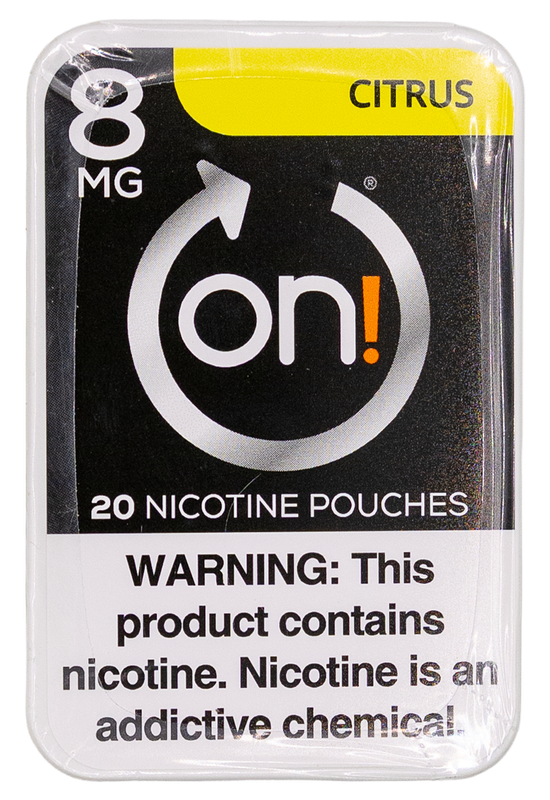 ON! citrus 8mg Nicotine Pouches