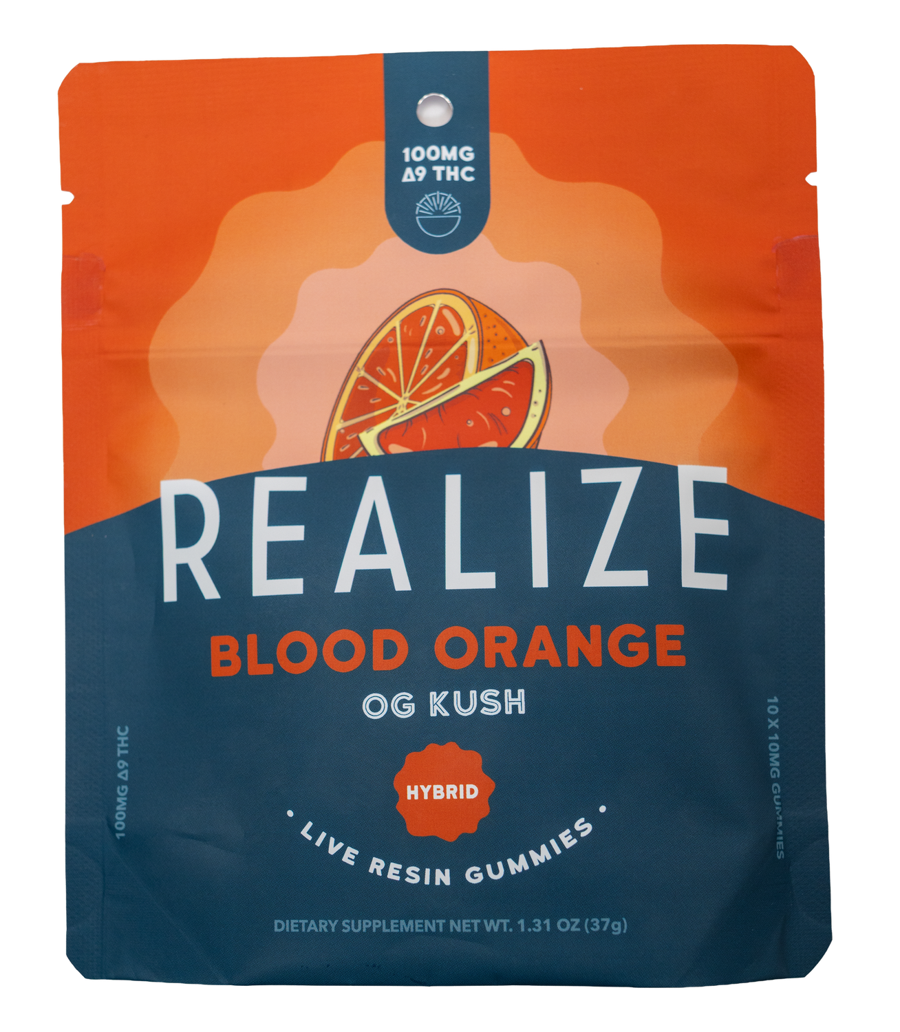Realize LR Gummies OG Kush Blood Orange Live resin