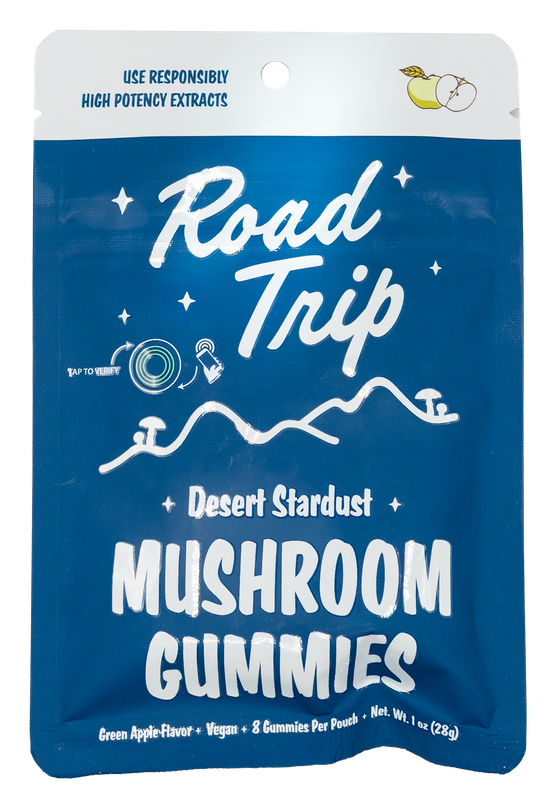 Road Trip Mushroom Gummies Green Apple