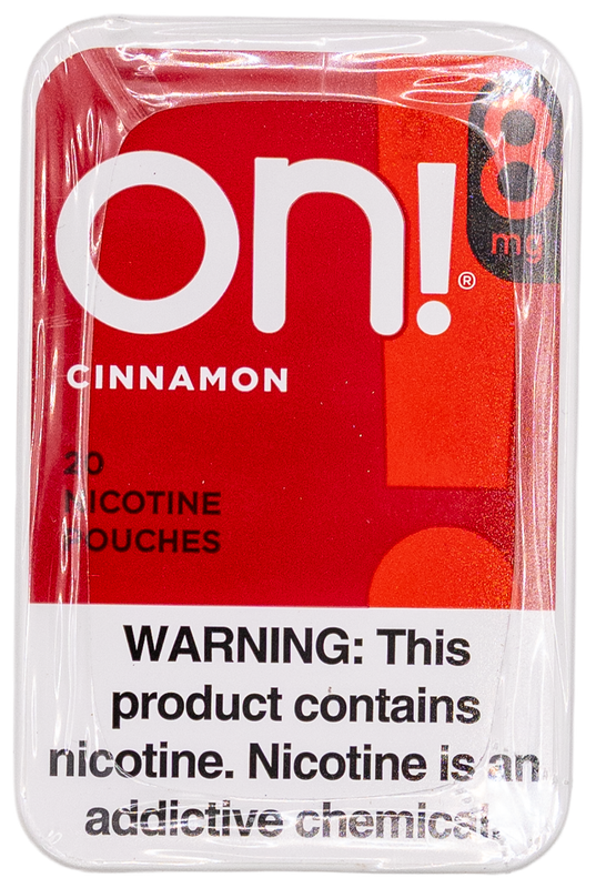 ON! Cinnamon 8mg Nicotine Pouches