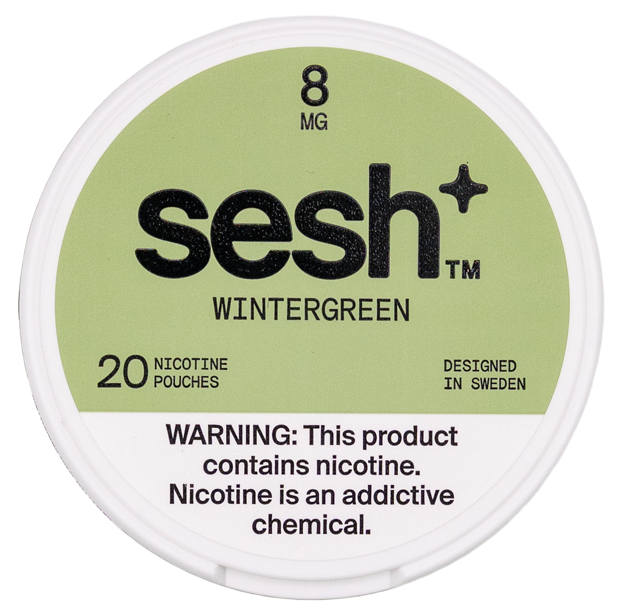 SESH Wintergreen 8MG nicotine pouches SESH Wintergreen 8MG nicotine pouches