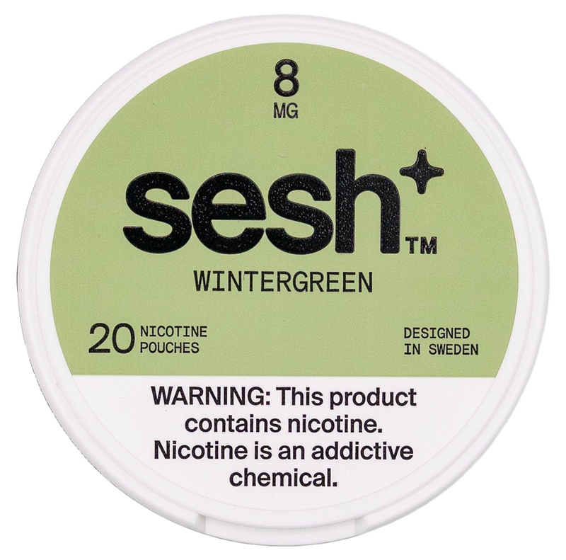 SESH Wintergreen 8MG nicotine pouches