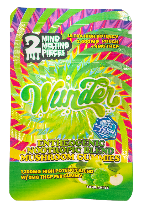 Wunder Mushroom Gummies Sour apple