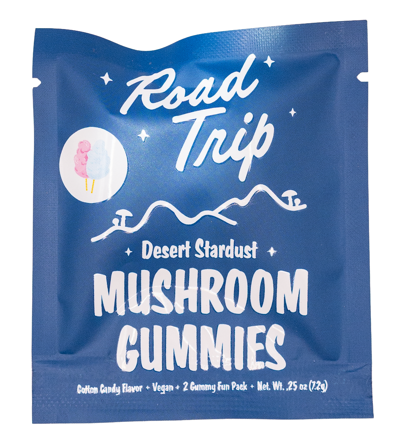 Road trip gummies 2pc cotton candy
