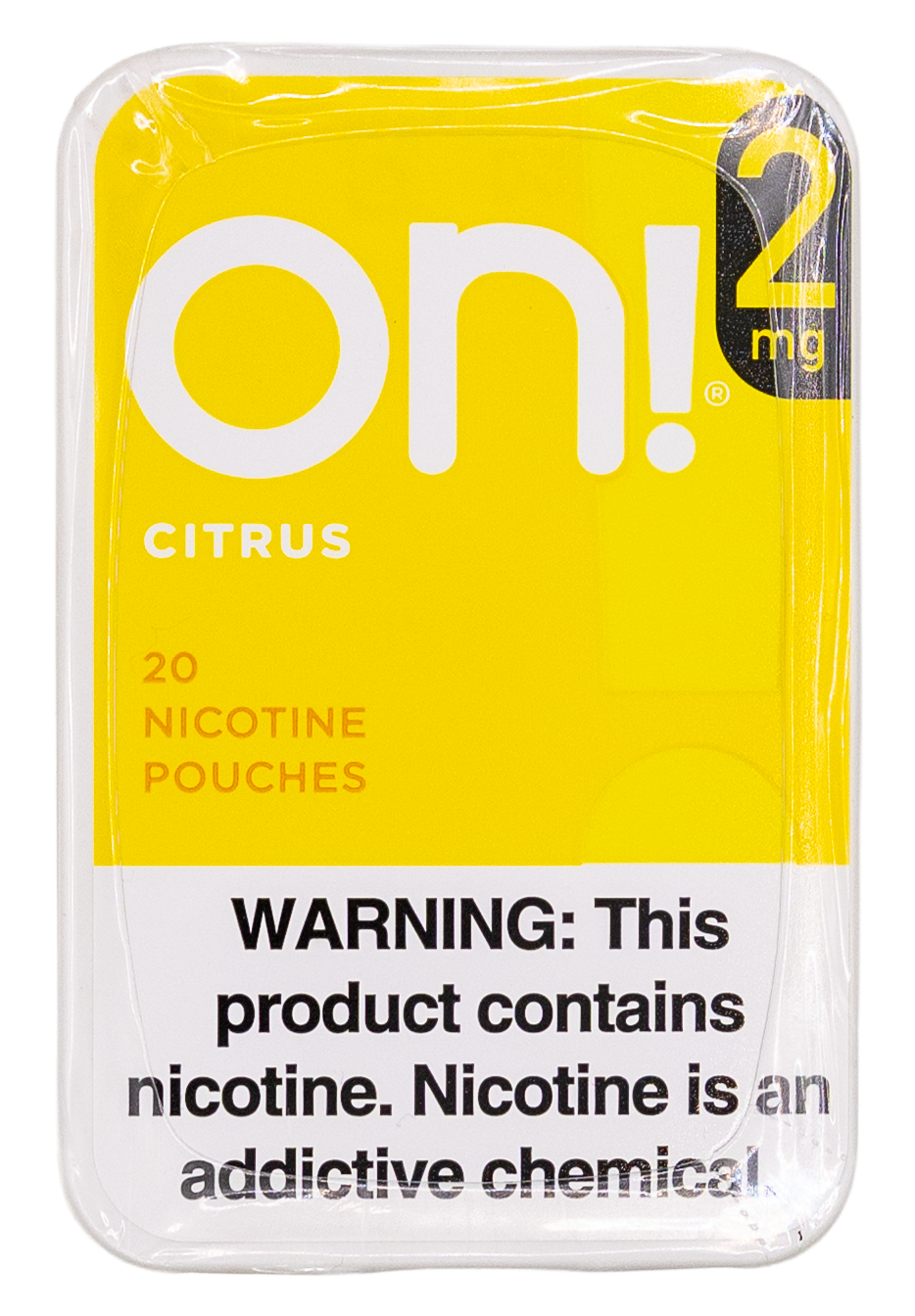 ON! Nicotine Pouches 2mg Citrus