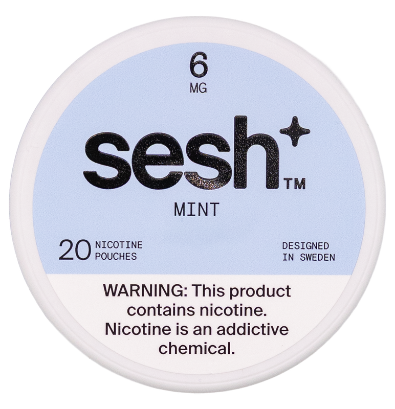 sesh mint 6mg nicotine pouches