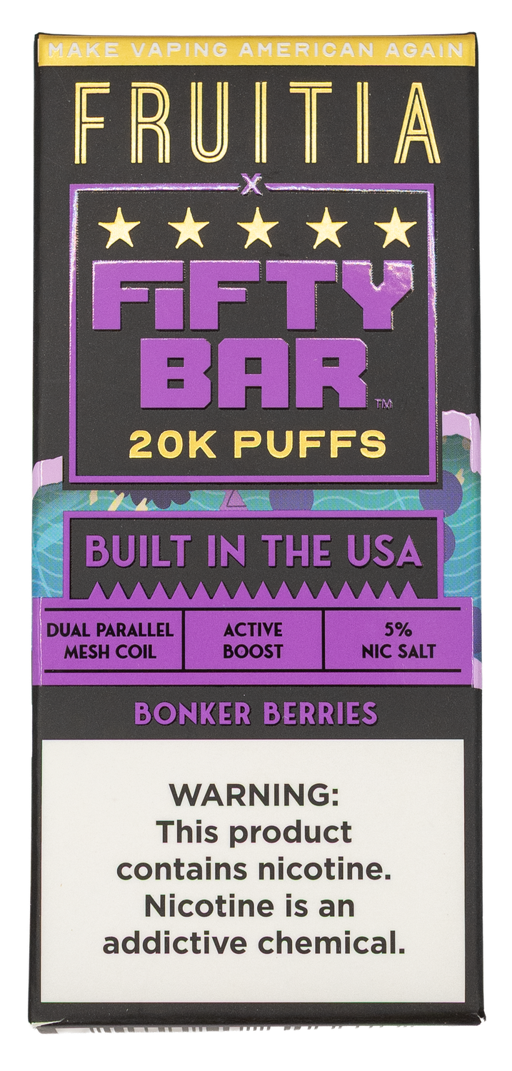 fifty bar Bonker berry 20k fifty bar Bonker berry 20k