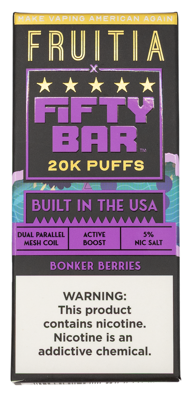 fifty bar Bonker berry 20k
