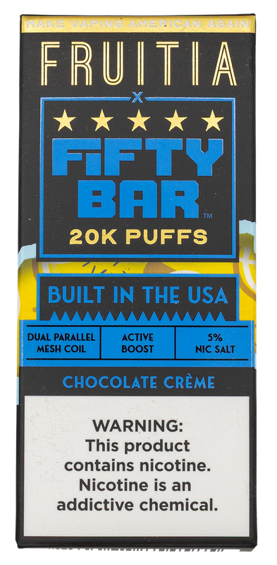 Fifty bar 20k chocolate creme
