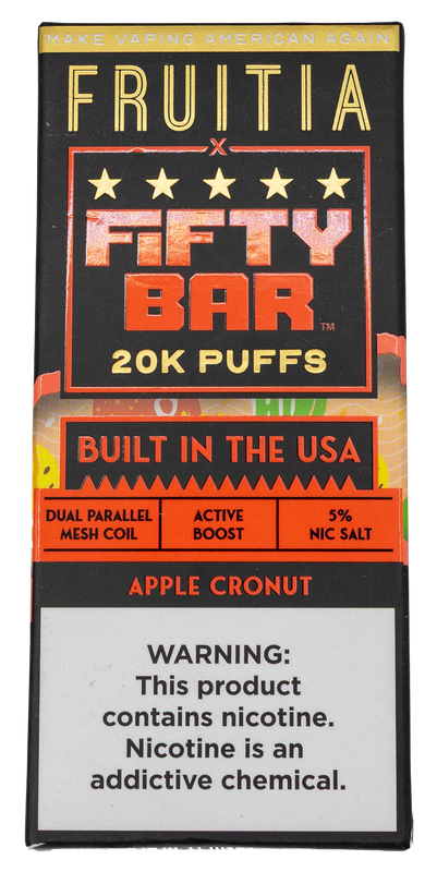 Fifty Bar 20k Puff Apple Cronut