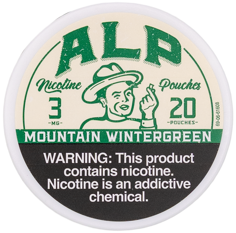 Alp Nicotine Pouches 3mg Mountain Wintergreen