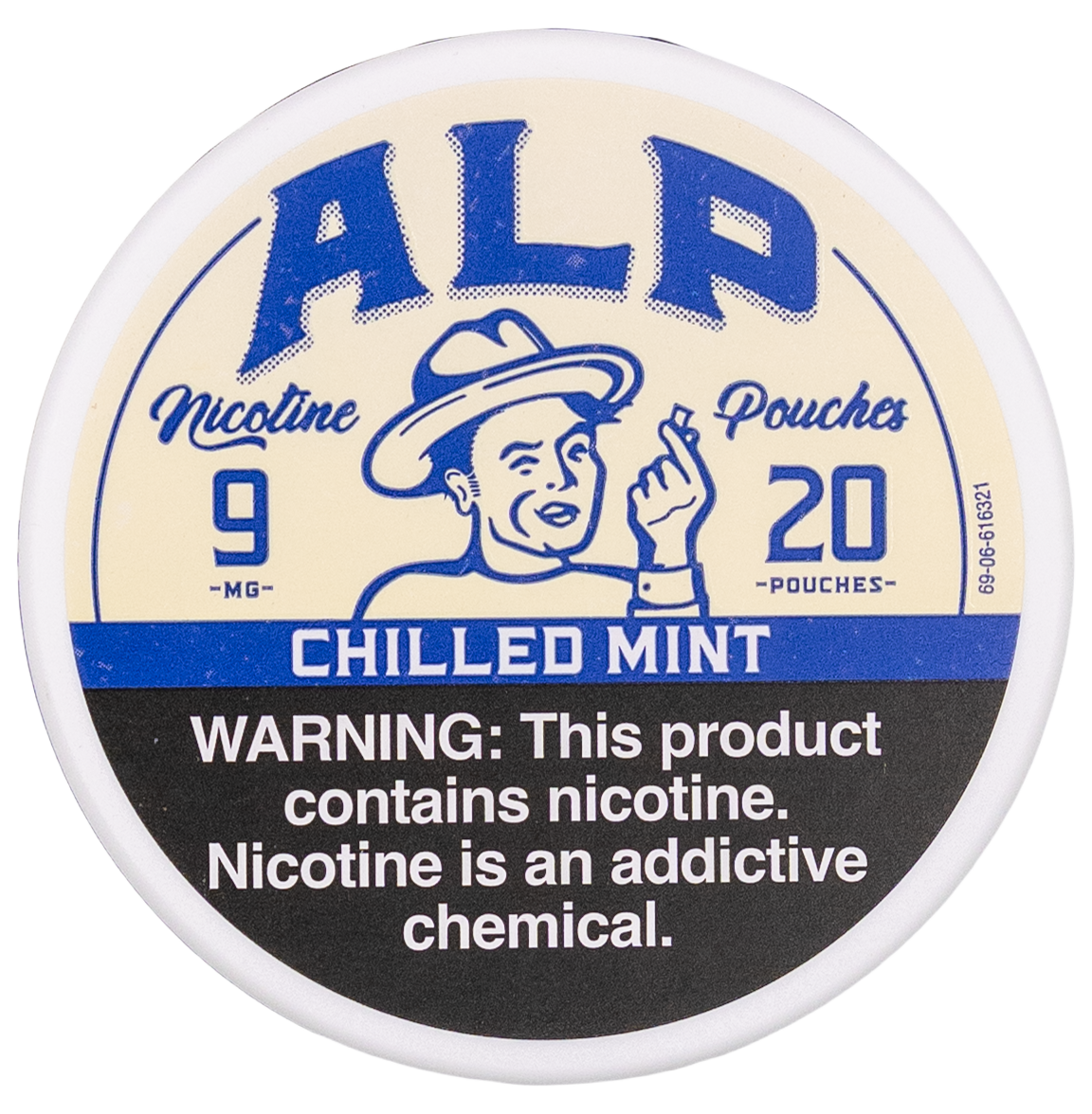 Alp Chilled mint 9mg Nicotine Pouches