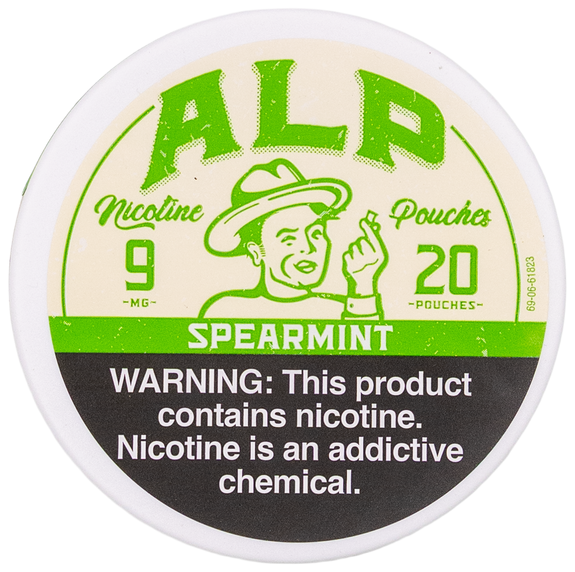 Alp Spearmint 9mg Nicotine Pouches Alp Spearmint 9mg Nicotine Pouches