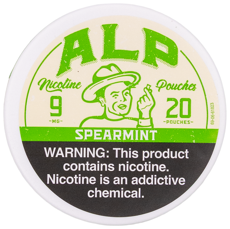 Alp Spearmint 9mg Nicotine Pouches