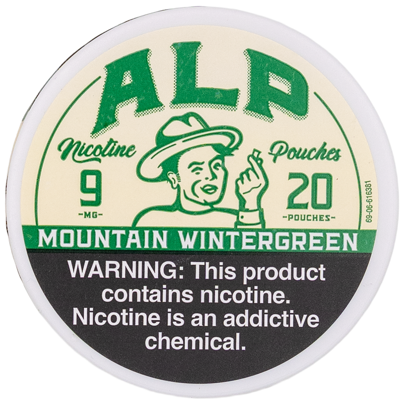 Alp Mountain Wintergreen 9mg Nicotine Pouches