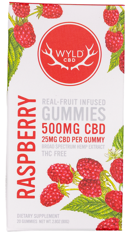 Wyld CBD 500MG 20pc Raspberry