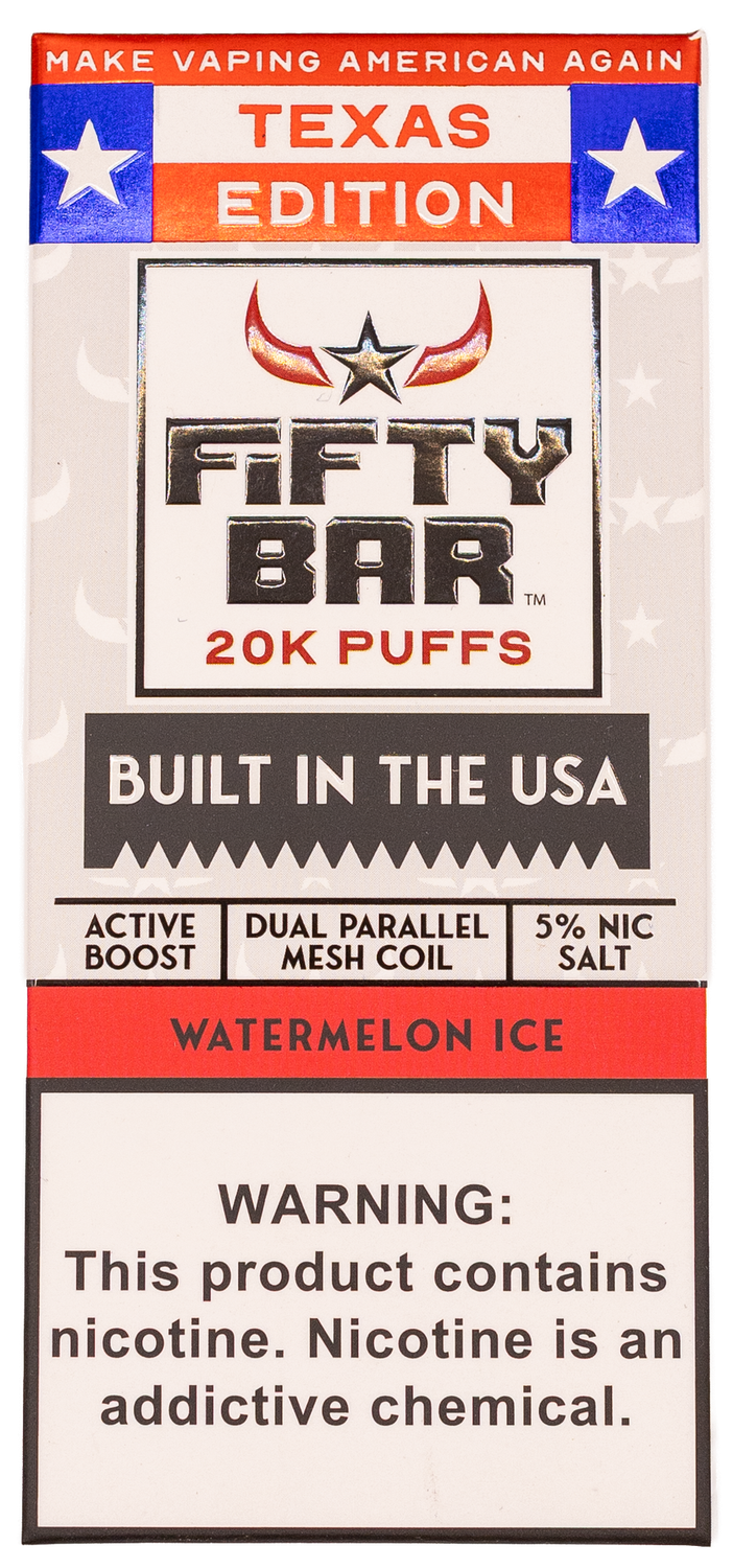 Fifty Bar Watermelon Ice TX Edition