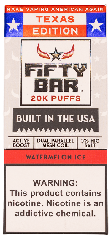 Fifty Bar Watermelon Ice TX Edition