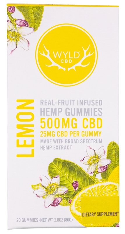 Wyld CBD 500MG 20pc  Lemon