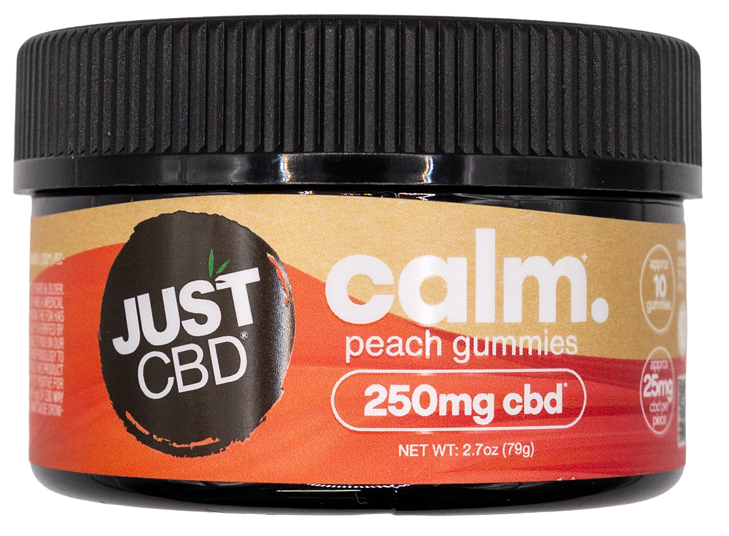 Just CBD Calm Peach Gummies 250MG Just CBD Calm Peach Gummies 250MG