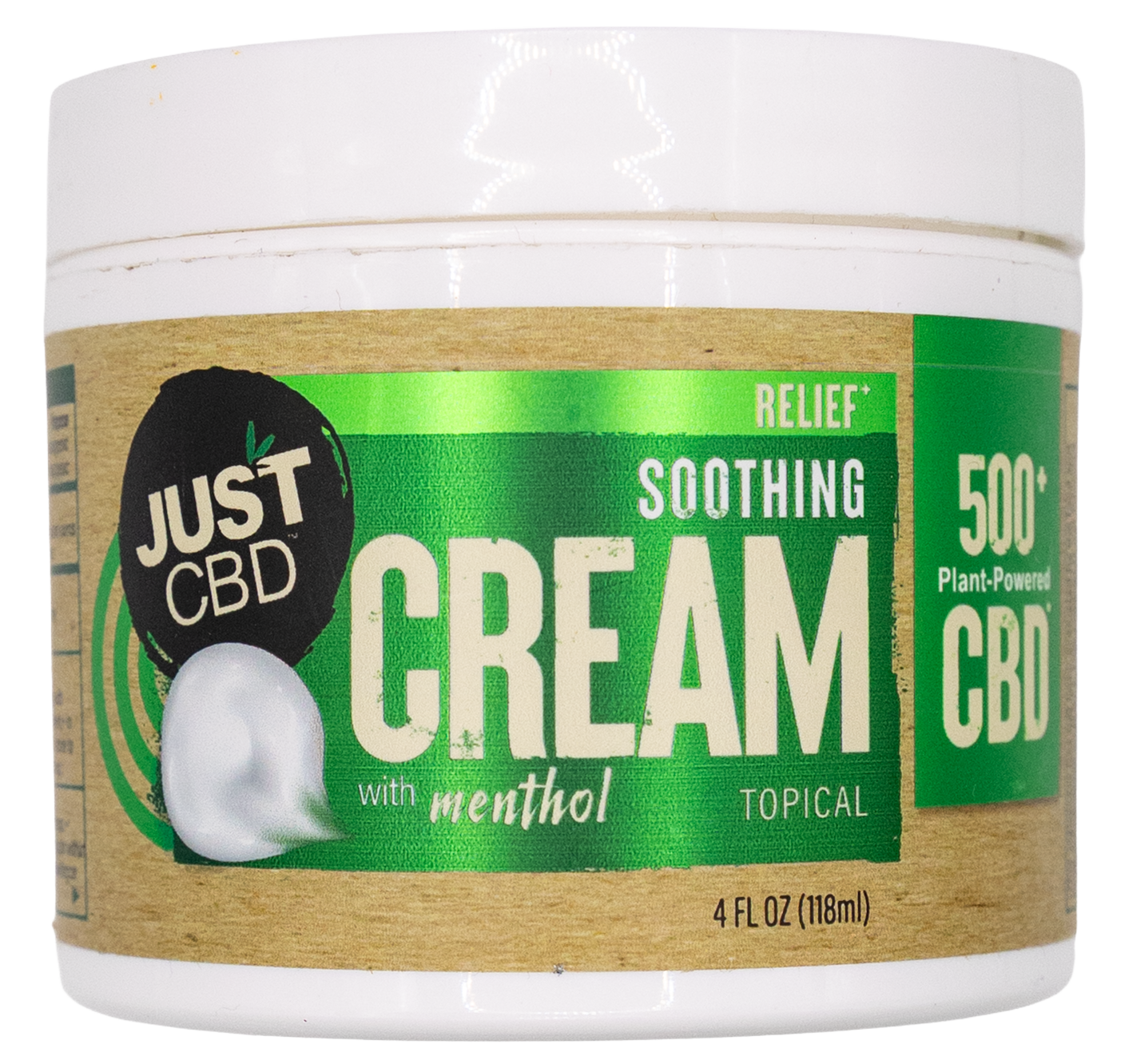 Just CBD Soothing Cream with Menthol Topical 500MG Just CBD Soothing Cream with Menthol Topical 500MG