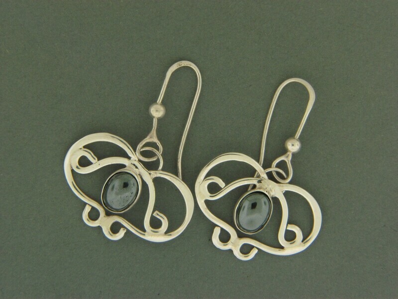 Curly Heart w/Stone