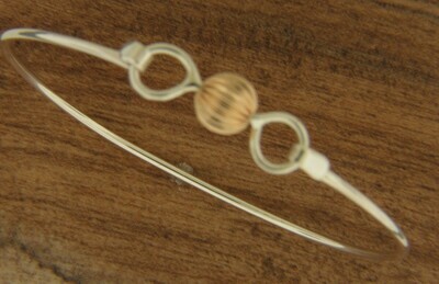 Single Bead  GF Fancy Double Hook