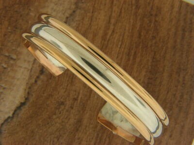 Heavy Triple Band Cuff w/ GF