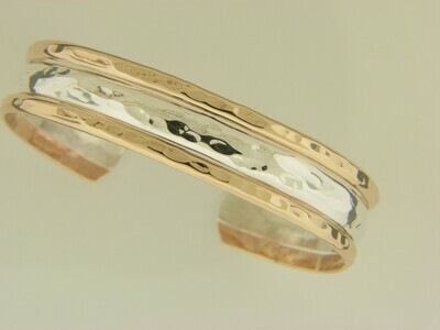 Heavy Triple Band Cuff w/ GF Heavy Triple Band Cuff w/ GF