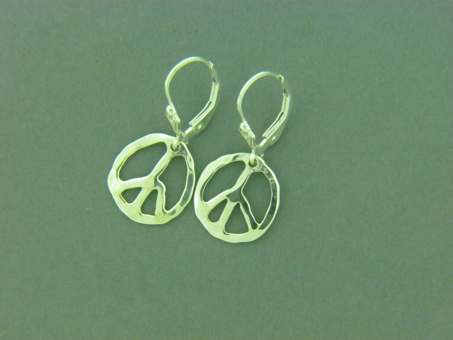 Small Peace Earrings